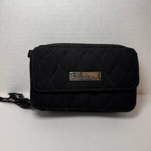 Vera Bradley RFID All In One Crossbody Bag Purse Wallet Black